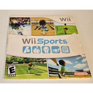 Wii Sports Video Game Nintendo Rated E Cardboard Sleeve + Disc Only UNTESTED
